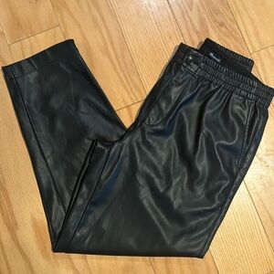 Madewell Vegan Leather Pants, Size Small